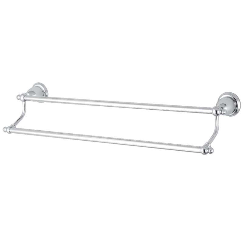 Kingston Brass English Vintage 24-Inch Dual Towel Bar - Polished Chrome