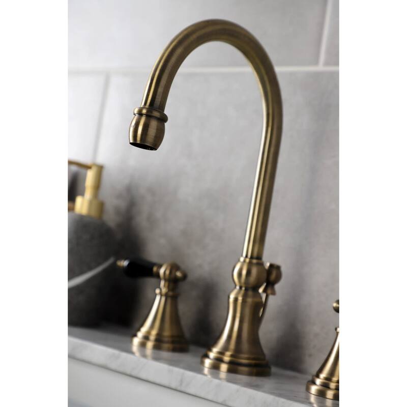 Kingston Brass KS298.PKL Duchess 1.2 GPM Deck Mounted Widespread - Antique Brass