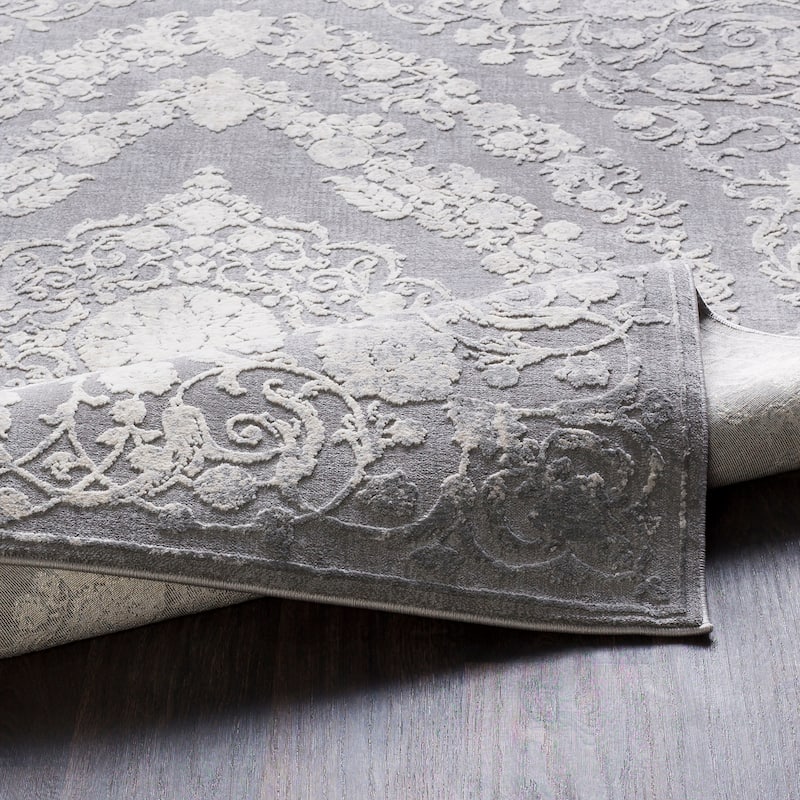Livabliss Torrie Floral Medallion Area Rug