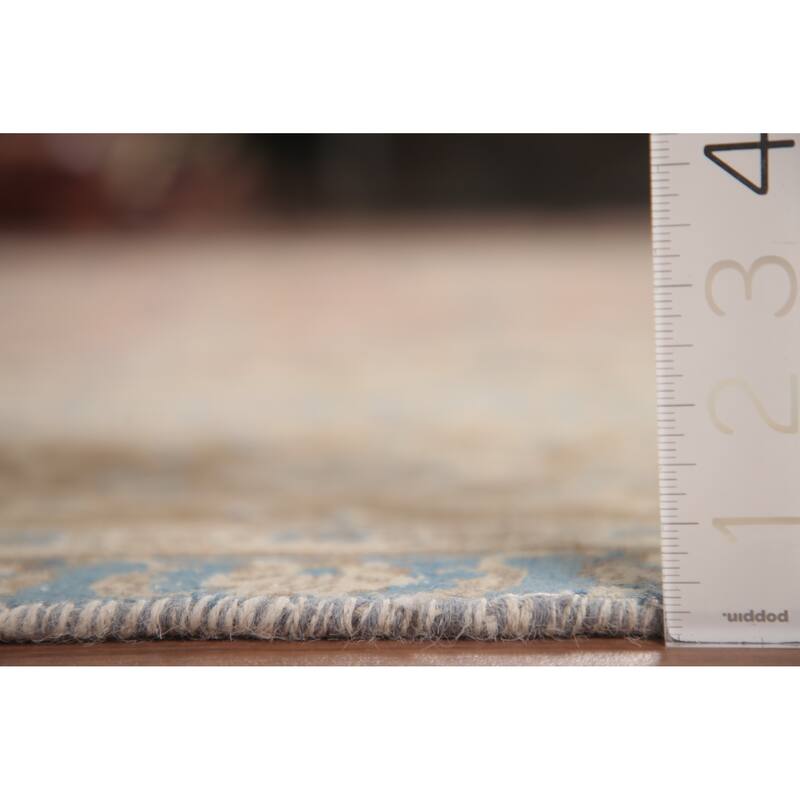 Hand Knotted Oriental 100% Wool Carpet Traditional Floral Pink Mashad Area Rug - 11' 11'' X 8' 9''