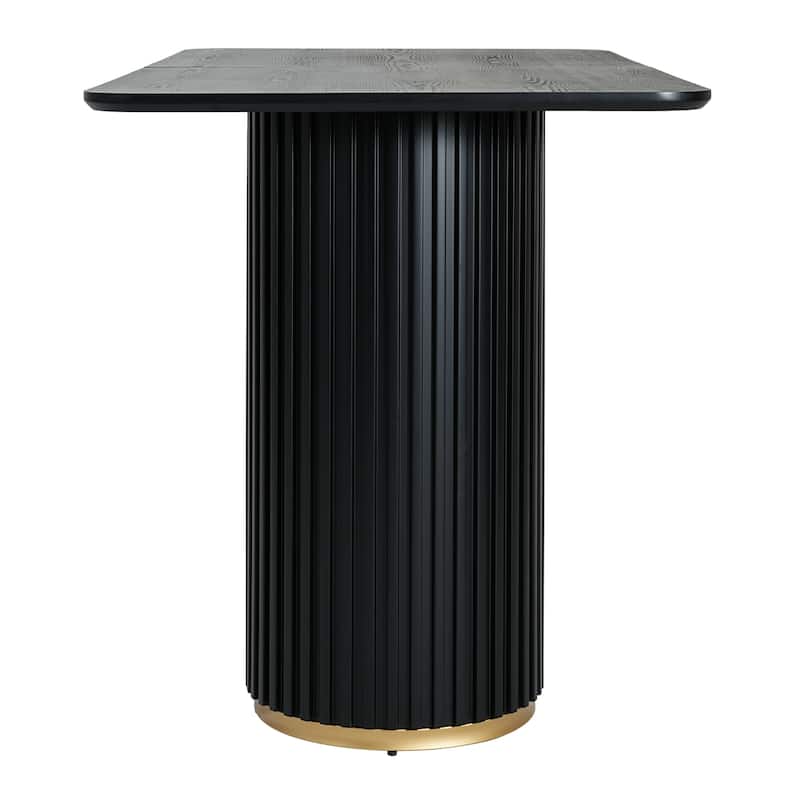 Christopher Knight Home - Mid-Century Industrial Counter Table with Pedestal Base