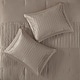 preview thumbnail 5 of 11, Madison Park Channing Taupe 7-piece Comforter Set