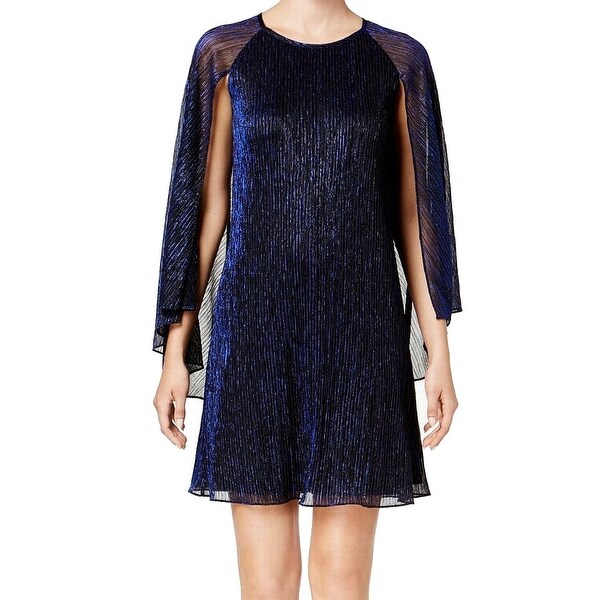 calvin klein capelet sheath dress