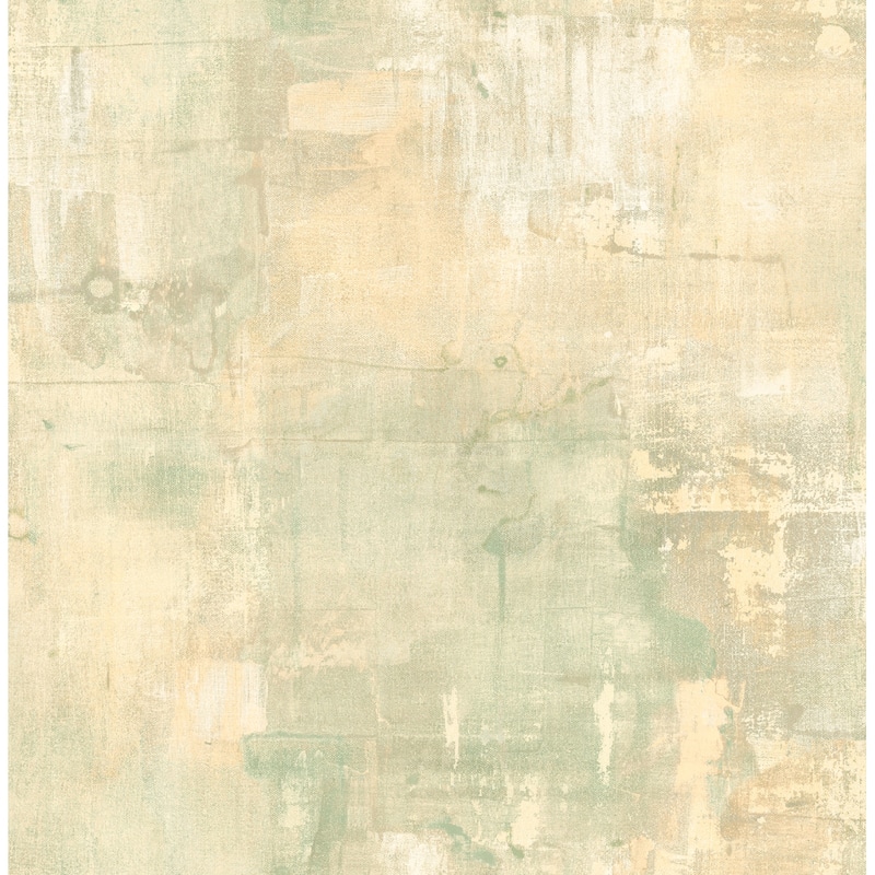 Seabrook Designs Arin Faux Texture Unpasted Wallpaper - 20.5 in. W x 33 ft. L - Sage & Tan