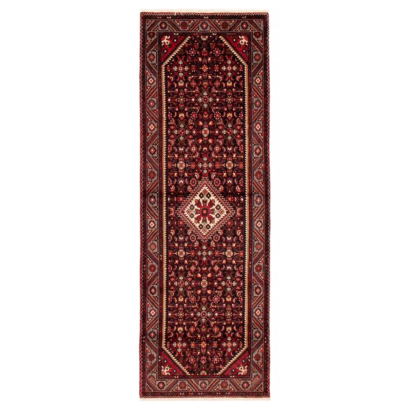 ECARPETGALLERY Hand-knotted Andelz Black Wool Rug - 3'4 x 10'2 - Black - 3'4 x 10'2