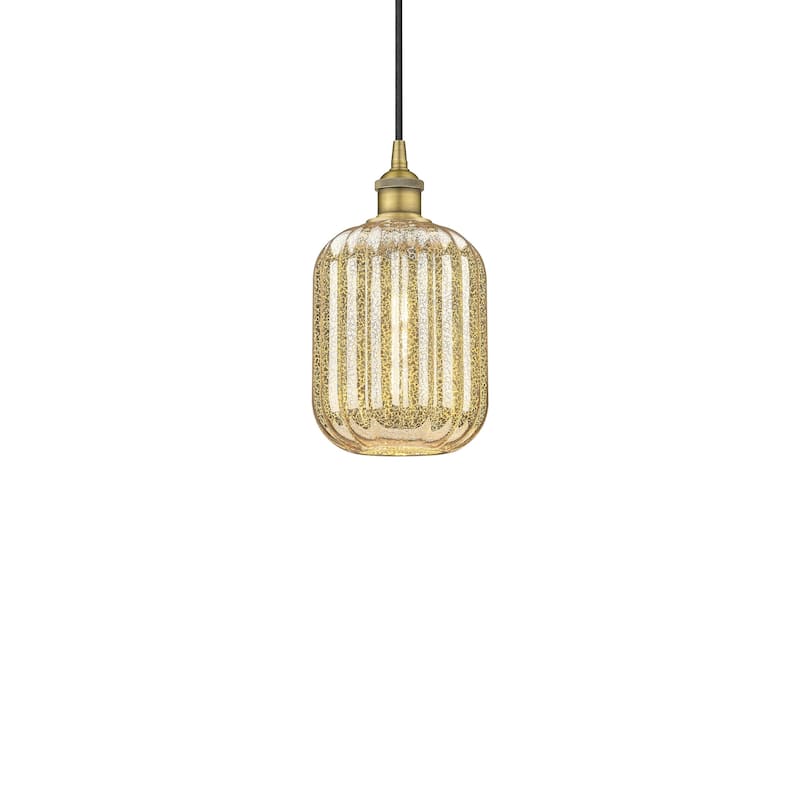 Innovations Lighting 616-1P-12-7 Preston Pendant Preston 7" Wide Mini - Brushed Brass / Mercury