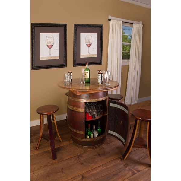 Fairhaven pub table store & barstool set