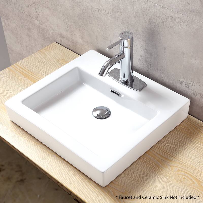 Luxier 6 in Bathroom Sink Faucet Hole Cover Deck Plate Escutcheon
