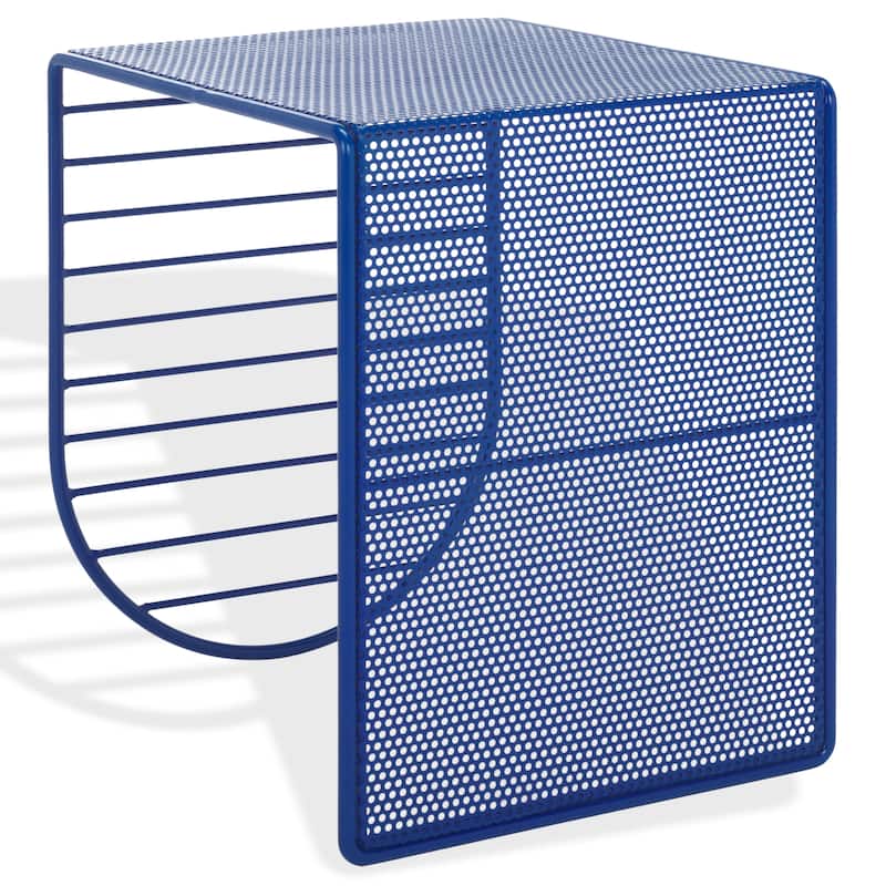 SAFAVIEH Couture Viktoria Metal Accent Table, Fully Assembled - 18"W x 16"D x 20"H