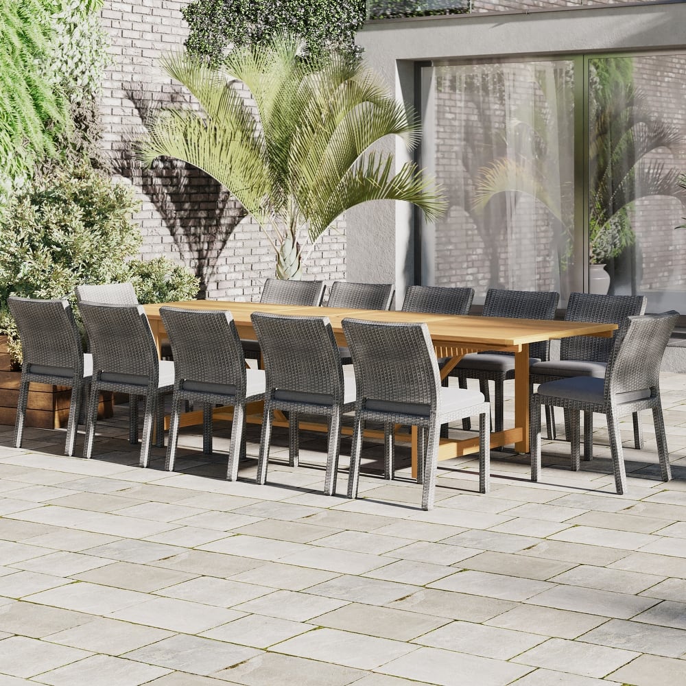 Amazonia Camille FSC Certified Wood Outdoor Patio Dining Set