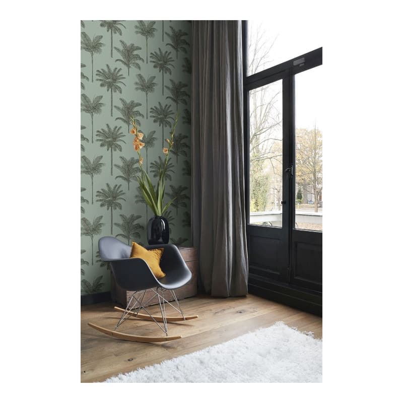 ESTA Home Taj Sage Palm Trees Wallpaper - 20.9 x 396 x 0.025
