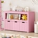 preview thumbnail 25 of 42, Costway Storage Cabinet 3 Drawer Chest w/Wheels Large Storage Cube - See Details