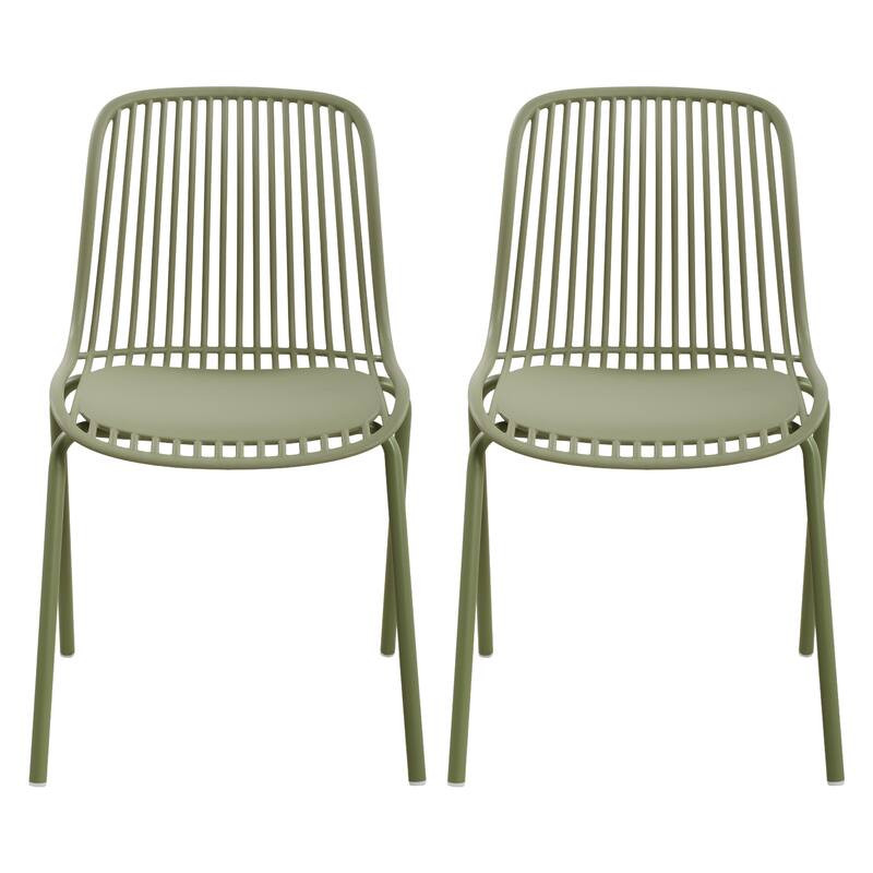 Christopher Knight Home - Eldred Modern 3-Piece Outdoor/Indoor Patio Bistro Set with Dining Chairs & Compact Round Bistro Table