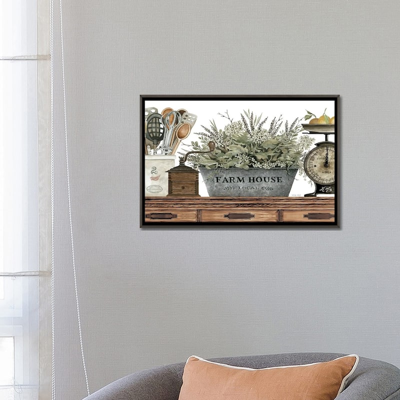 iCanvas "Farm House Kitchen" by Cindy Jacobs Framed
