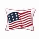 preview thumbnail 1 of 2, American Flag Small Accent Pillow, 12" x 16"