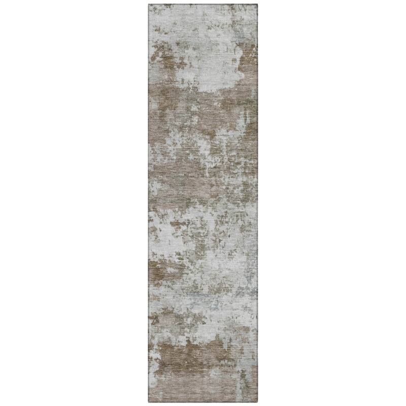 Machine Washable Indoor/ Outdoor Modern Jenna Chantille Rug