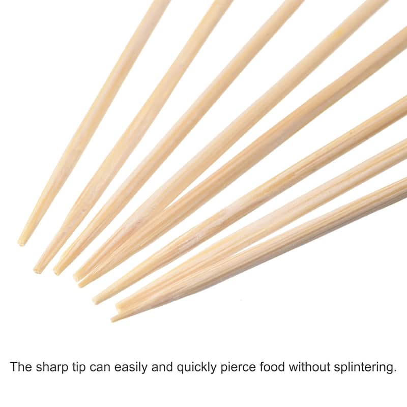 Bamboo Cocktail Toothpicks Heart Drink Pick Cocktail Skewers 100Pcs Multicolor - 4.72"