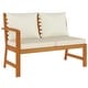 preview thumbnail 35 of 83, vidaXL 4/5/6/7/9/11 Piece Patio Dining Set with Cushions Solid Wood Acacia