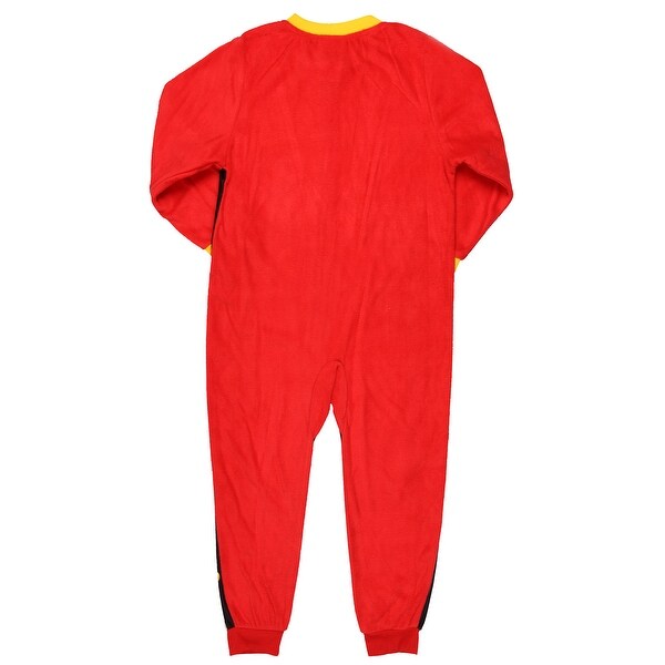 Justice League Big Boys/' Batman and Flash 4 Piece Cotton Pajama Set