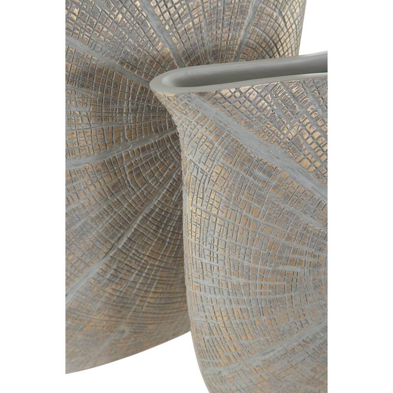 Signature Design by Ashley Ardenley Gold/Gray Vase (Set of 2)