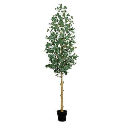 10' Artificial Eucalyptus Tree - Green