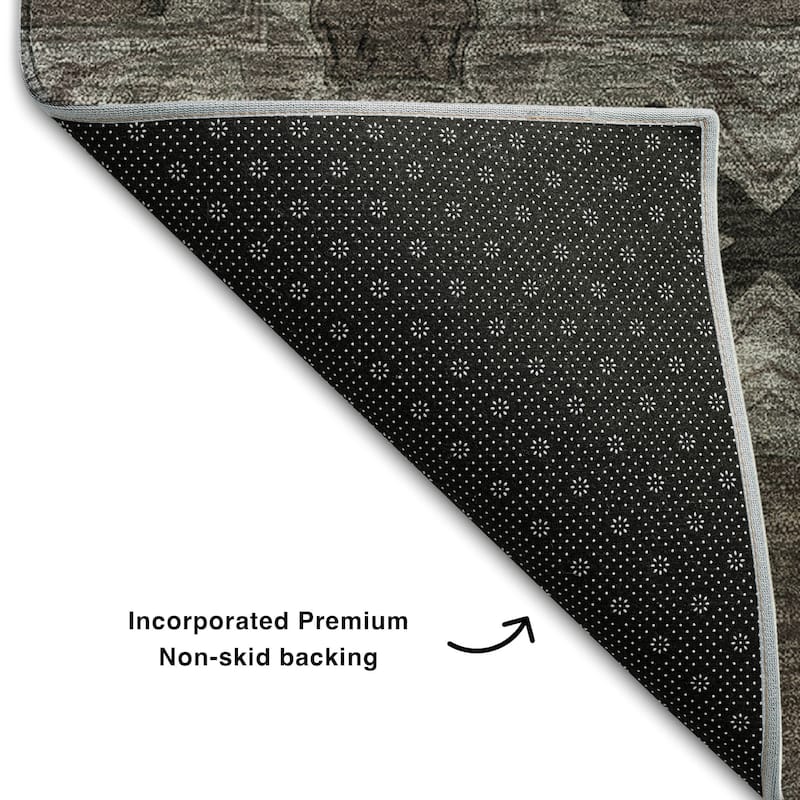 Premium Washable Super Soft Boho Medallions Mayfield Rug