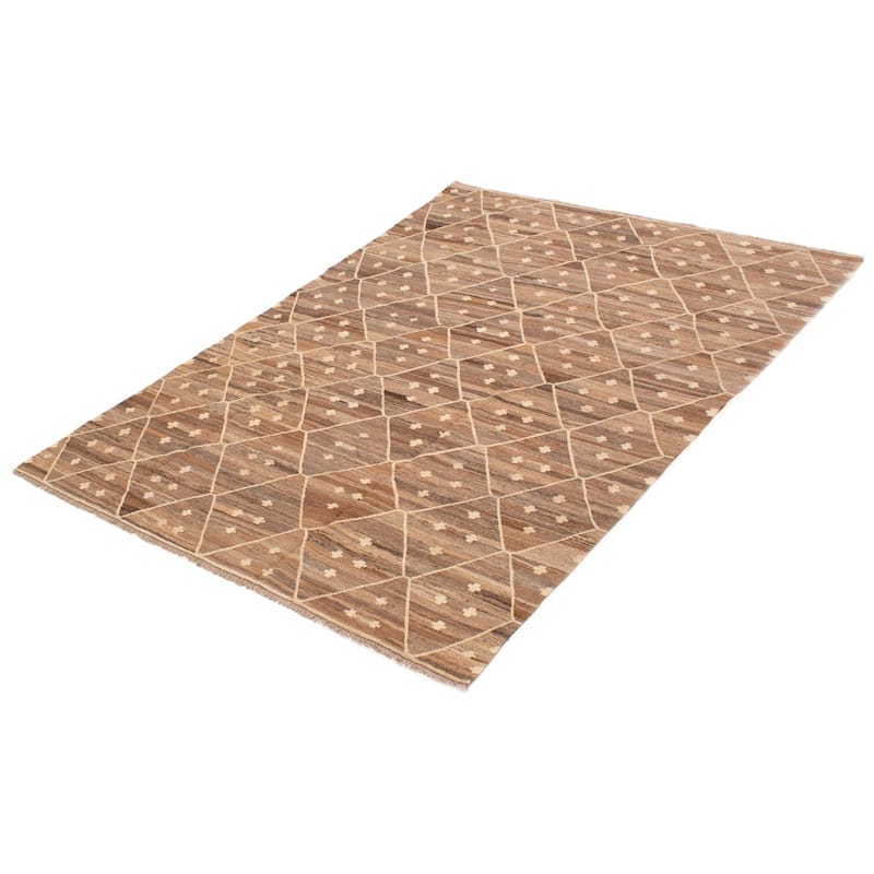 Sivas Brown Kilim 6'8" x 9'11" - 6'8 x 9'11