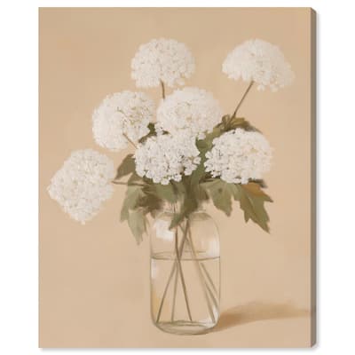 Lace in a Vase II Canvas by Art Remedy, Gallery Wrapped
