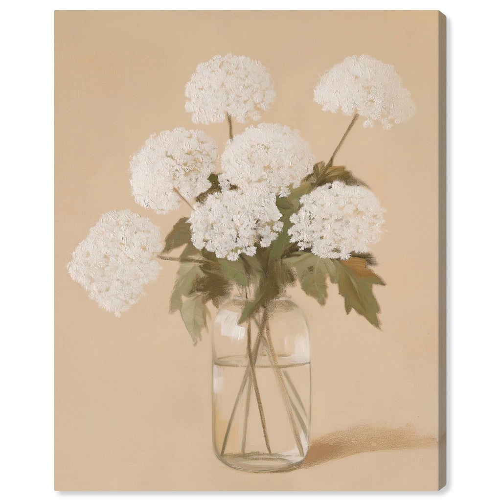 Lace in a Vase II Canvas by Art Remedy, Gallery Wrapped