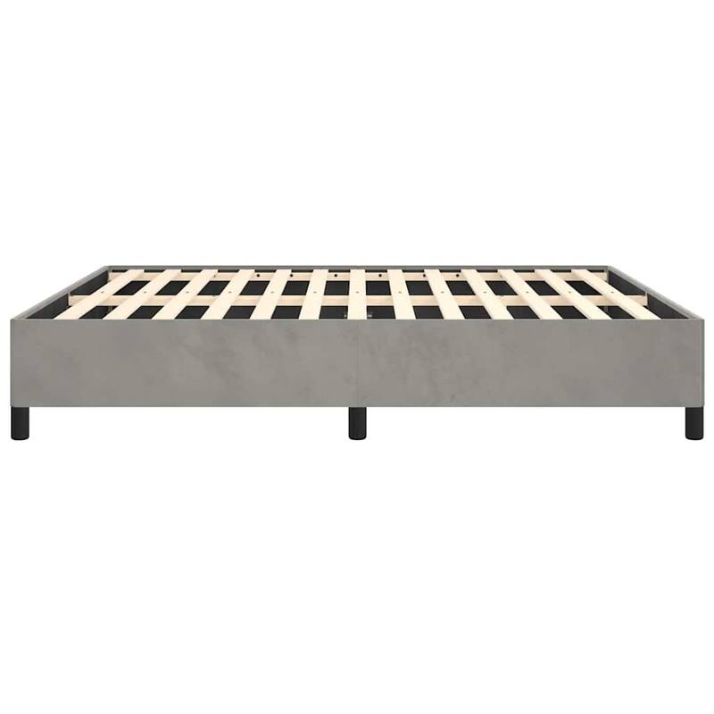 vidaXL Bed Frame, Velvet, No Mattress