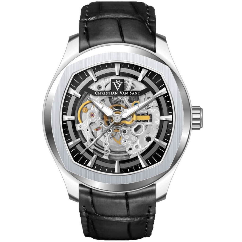 Christian Van Sant Men's Romeo Black Dial Watch - CV9500 - 6 (36)