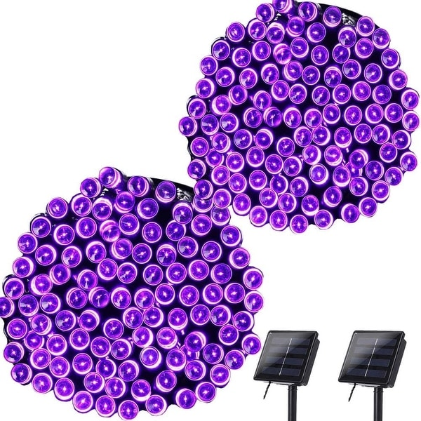 Halloween String Lights 72ft 200 LED 8 Modes Solar Christmas