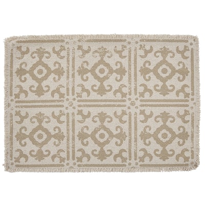 Park Designs Tiles Placemat Set of 4 - 13" X 19"