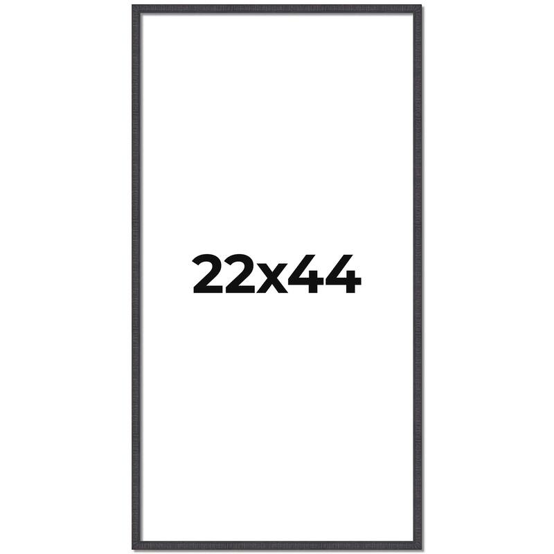 22x44 Frame Brown Picture Frame - Complete Modern Photo Frame Includes