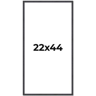 22x44 Frame Brown Picture Frame - Complete Modern Photo Frame Includes