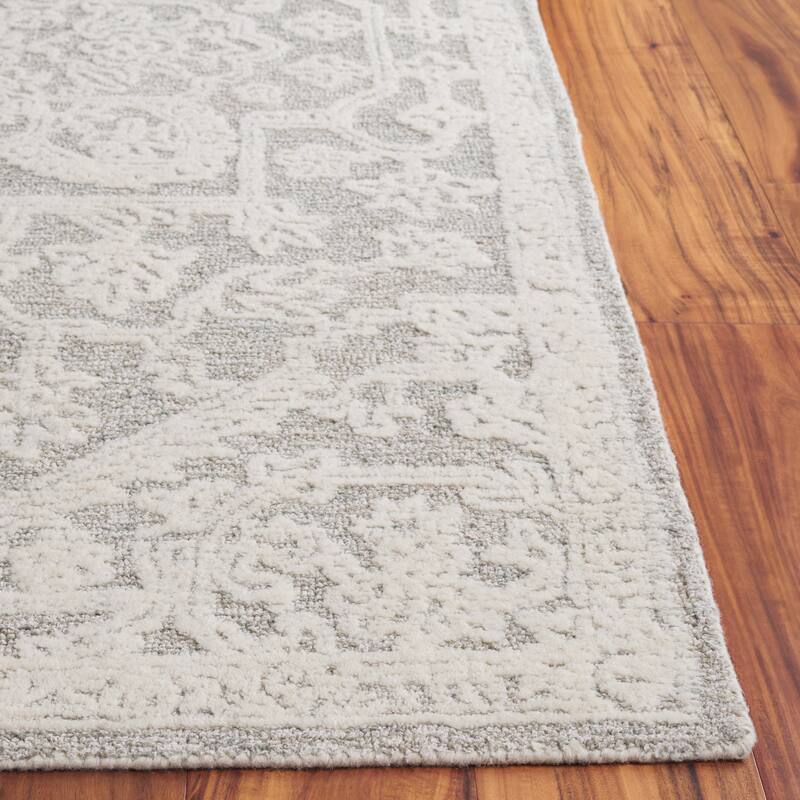SAFAVIEH Handmade Ebony Wenke Modern & Contemporary Wool Rug