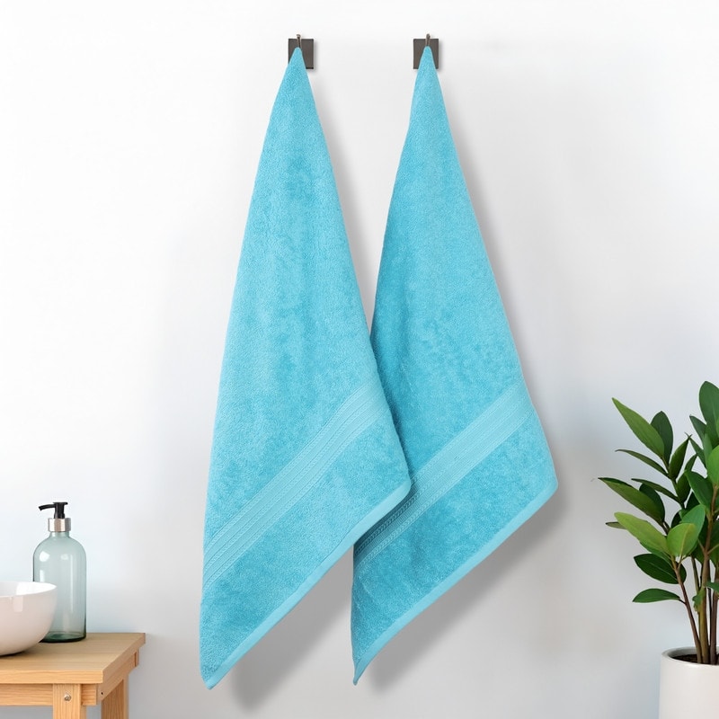 Eco-Friendly Sustainable Cotton Bath Sheet by Superior (Set of 2)