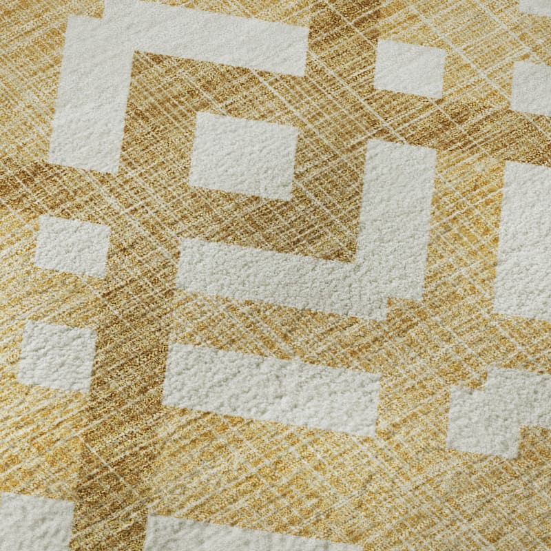 Premium Washable Super Soft Contemporary Geo Mayfield Rug