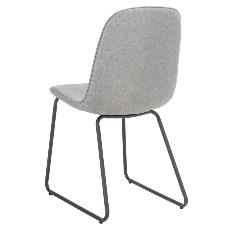 SAFAVIEH Herma Mid-Century Dining Room Chair (Set of 2) - 20.5" W x 16.5" L x 32.3" H - 20Wx17Dx32H