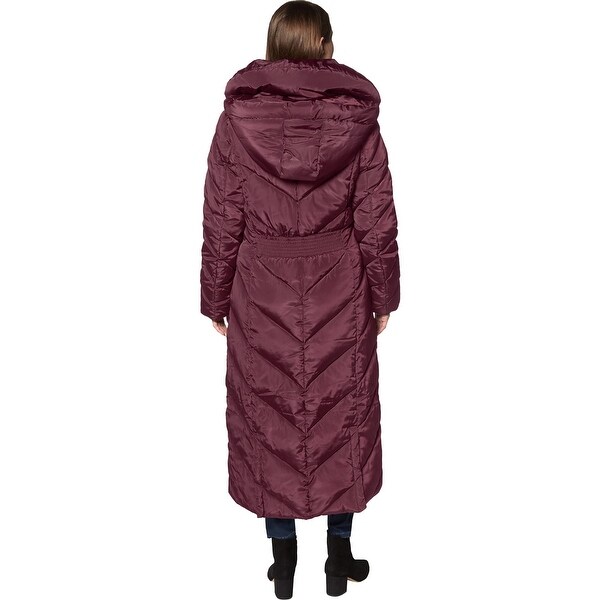 steve madden long puffer coat