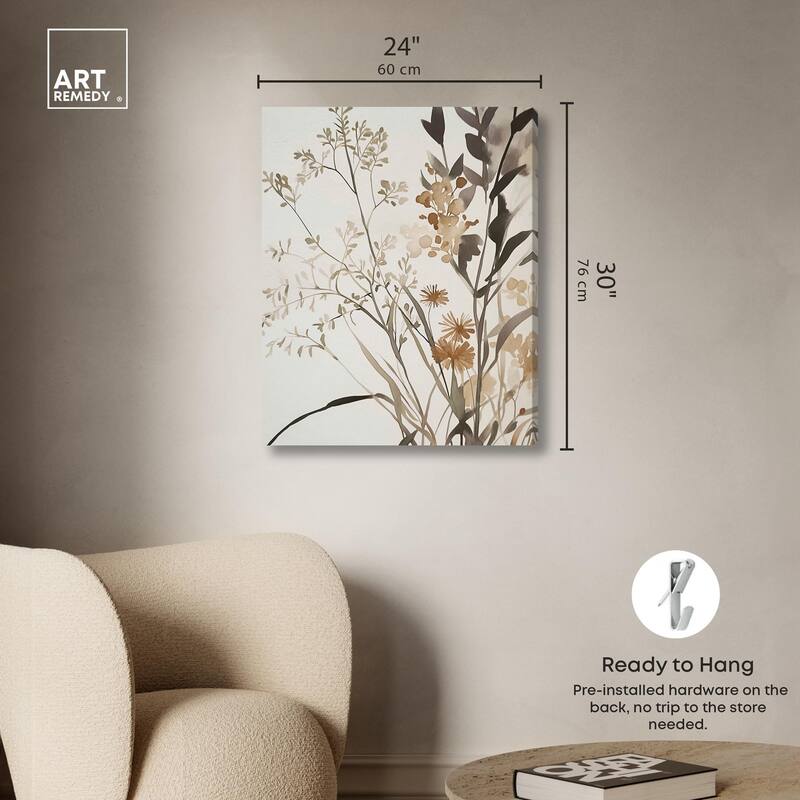Meadow's Murmur I Canvas by Art Remedy, Gallery Wrapped