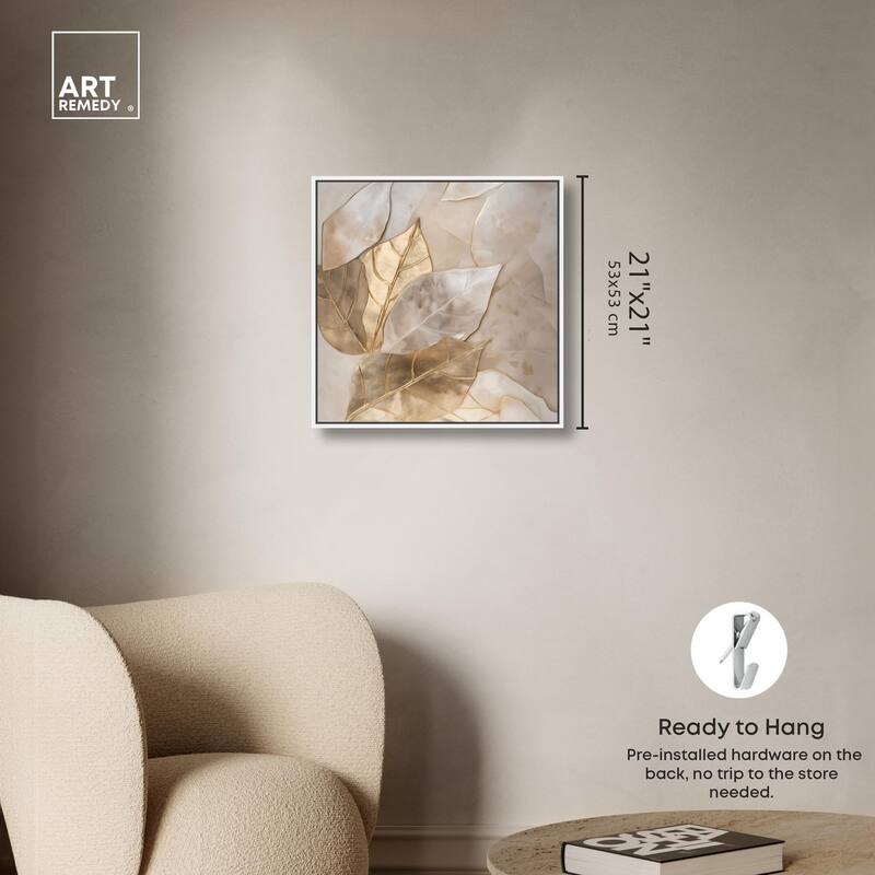 Golden Boughs Canvas by Art Remedy