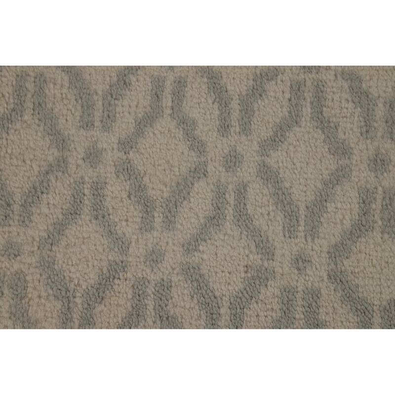 Geometric Moroccan Oriental Rug Handmade Wool Carpet - 4'10" x 7'10"