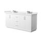 Option White / White Quartz Top / Brushed Nickel Hardware