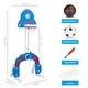 preview thumbnail 6 of 4, 3-in-1 Toddler Basketball Hoop Sports Activity Center Play Set