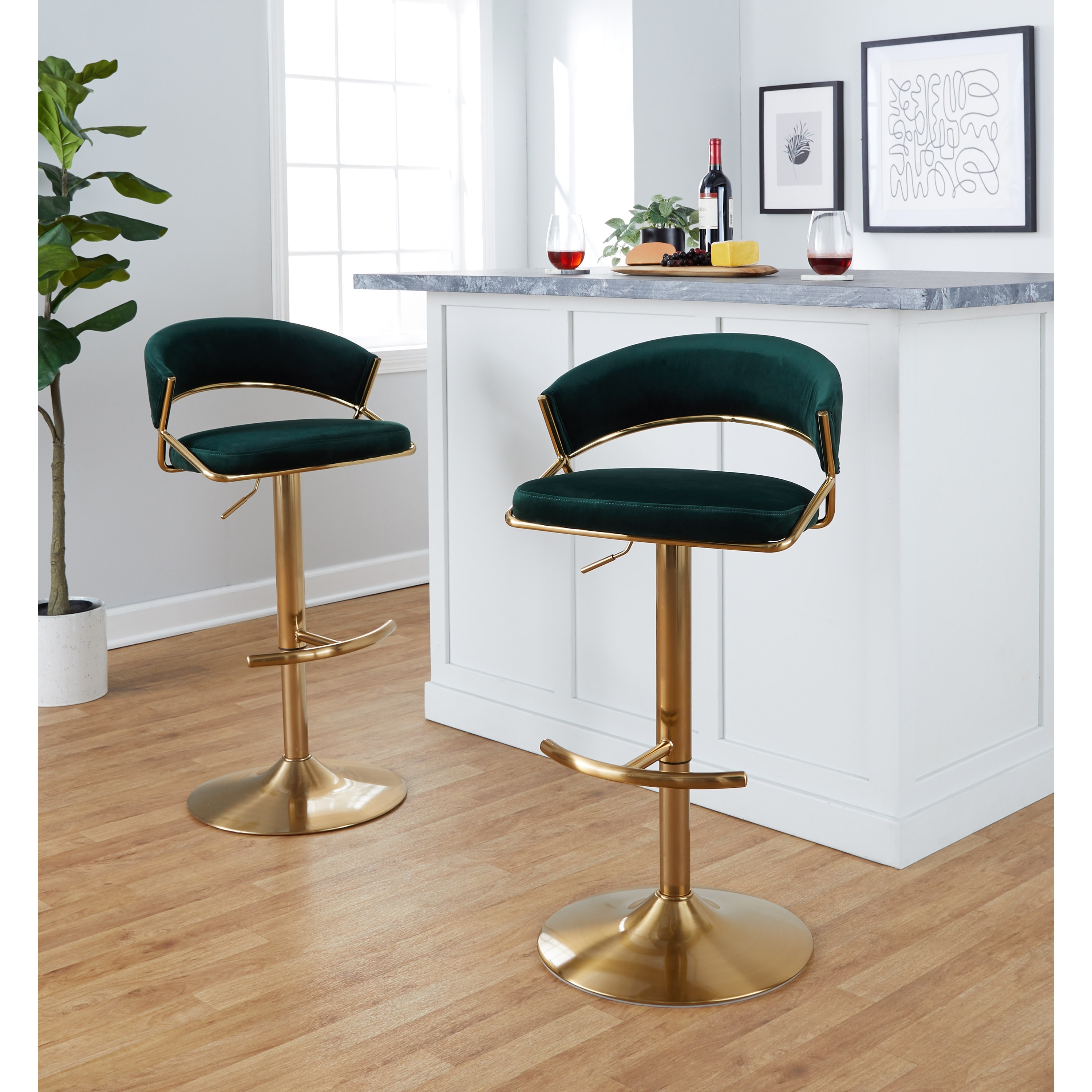 Silver orchid bar best sale stools
