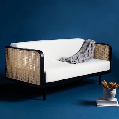 SAFAVIEH Home Helena French Cane Daybed - 75"W x 33"D x 31"H
