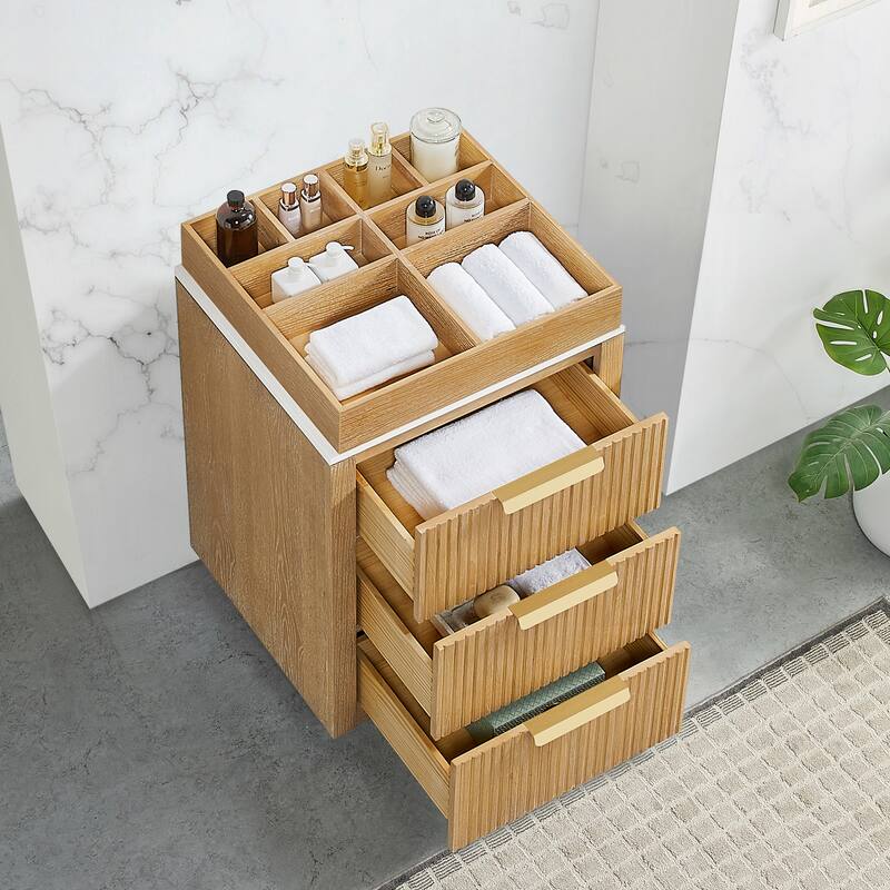 Santarem Solid Wood Partitioned Storage Cabinet