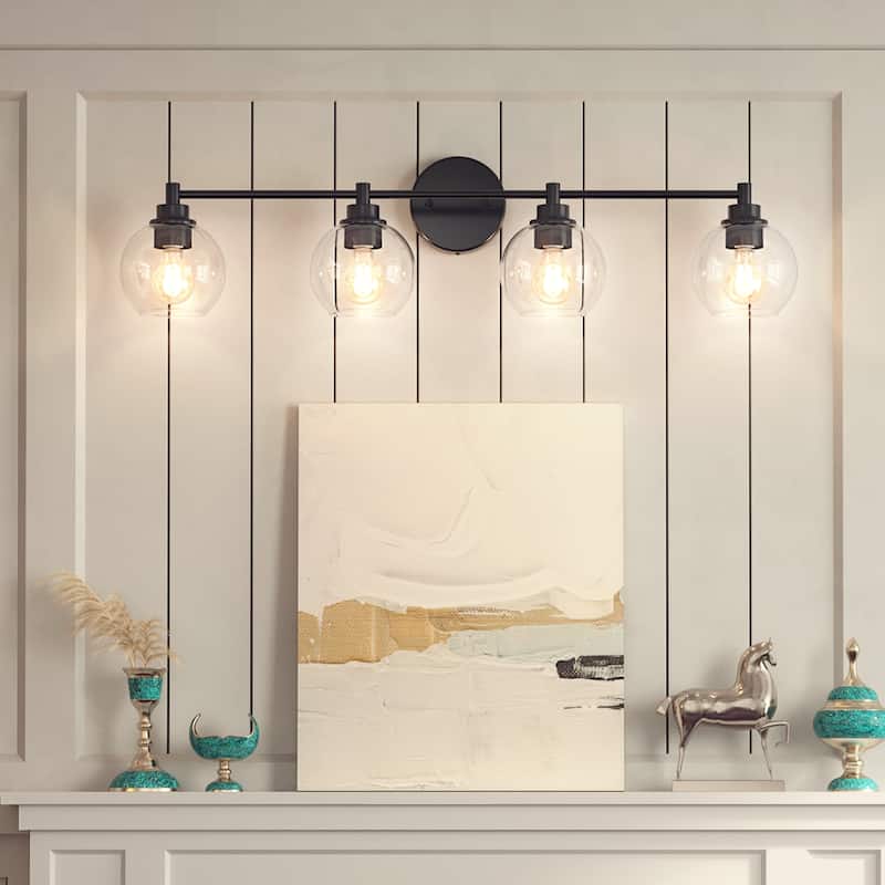 Dimmable Bathroom Vanity Light Globe Glass Shades
