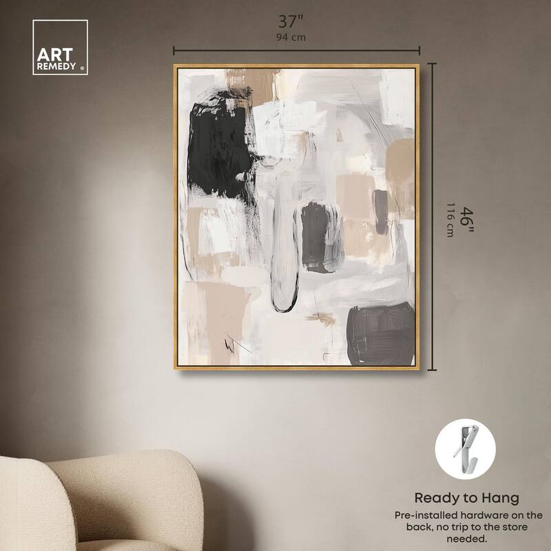 Beauty of Beige I Canvas by Art Remedy